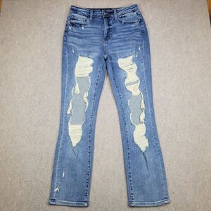 Judy Blue Jeans Take You Higher JB88446 MD High Waist Size 11/30 Straight Fit